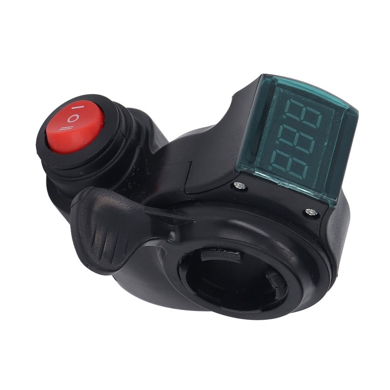 Electric Bike Thumb Throttle 3 Speed Digital Voltage Display Bicycle