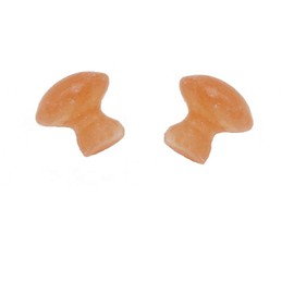 QYLHH 2 Pcs Mushroom Shape Himalayan Salt Massage Stones Hot Massage Cold Massage Stones Set Warm Rocks Kit for Facial SPA