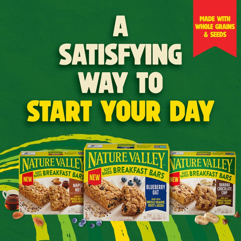 Nature Valley Soft-Baked Maple Nut Breakfast Bars 5 Count