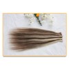Tape in Hair Extensions Remy Human Hair Chocolate Brown to