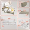 HOMEAILIE 2-Tier Dish Drying Rack for Kitchen Counter, 304 Stainless