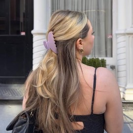 The RPZL Premium Acetate Big Hair Accessory | Oversized Claw Clip for Thick and Thin Hair | Stylish Hair Jaw Clip for Women and Girls (Lavender)