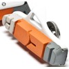AWE® White Cassette Road Brake Blocks Grey/Orange/White 55mm