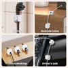 Magnetic Cable Clips, Cable Management Under Desk,Cord Organizer for Desk