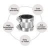 uxcell Flexible Pipe Coupling, 43mm Pipe Connector with Stainless Steel
