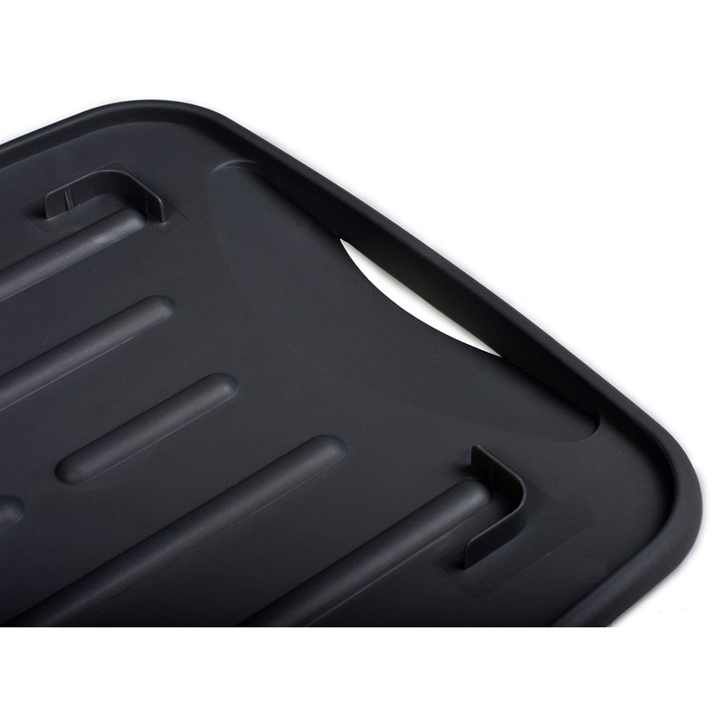 Masirs Pop-Up Collapsible Dish Drying Rack: Convenient Storage, Drains into