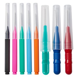 DMwespe 88 Pcs Interdental Brush Braces Brush, Dental Tooth Flossing Head Teeth Cleaner, Oral Dental Hygiene Flosser Toothpick Tooth Cleaning Tool, 3 Sizes