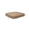 anaan Raft Wall Shelf, Square Floating Shelf, Wood, Small Shelves,