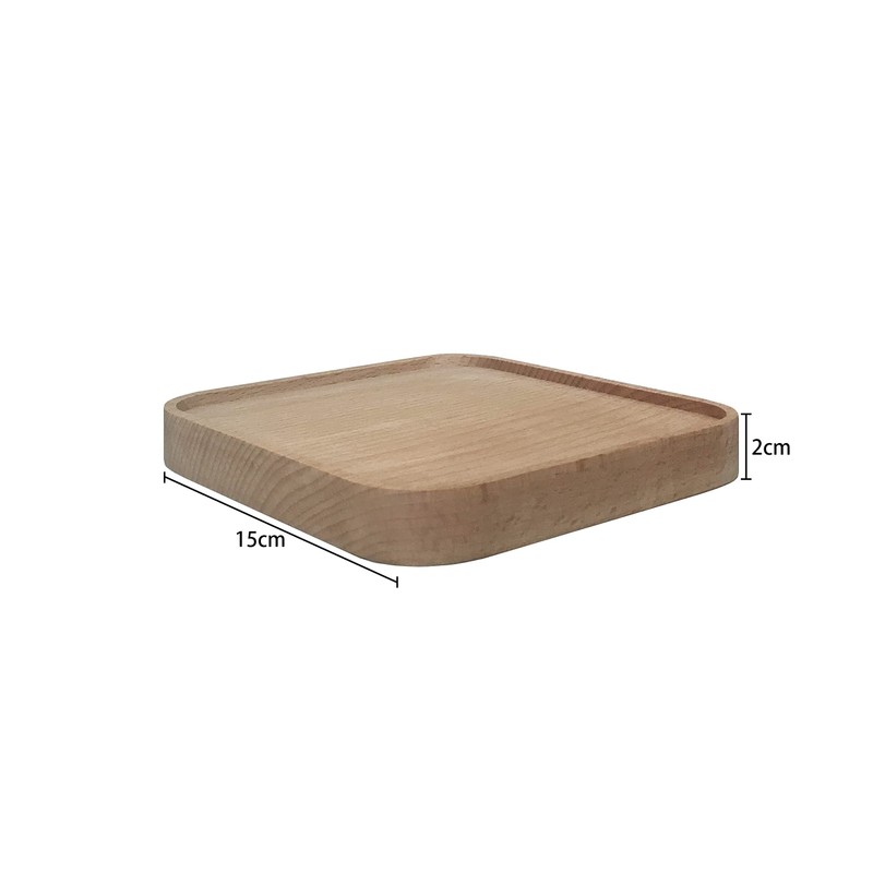 anaan Raft Wall Shelf, Square Floating Shelf, Wood, Small Shelves,