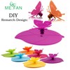 ME.FAN Silicone Cup Lids - Creative Butterfly Mug Cover -