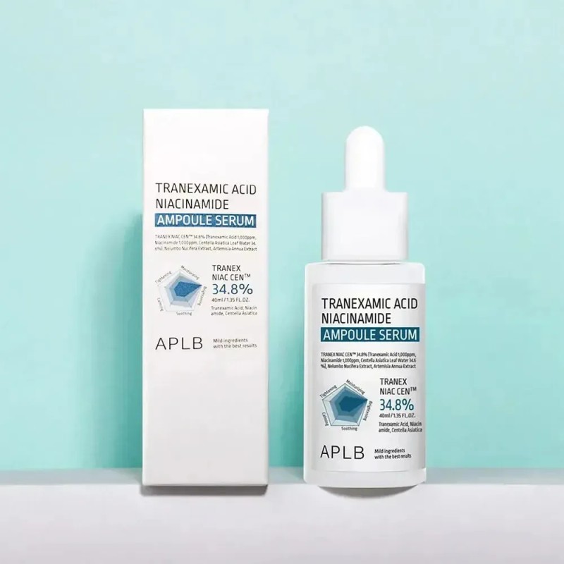 Sérum coreano ácido tranexámico + niacinamida, tratamiento antimanchas