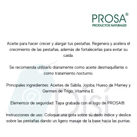 Prosa 5 Pack Aceite Crece Pestañas 15 Ml Prosa 4 En Uno
