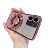 IMEIKONST Case Compatible with Redmi 13C, Gradient Glitter Ring Kickstand