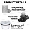 Honoson 2 PCS Water Pump Strainer Filter, RV Replacement 1/2