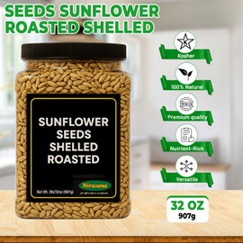 Sunflower Seeds Shelled Roasted – Jar – Ready-to-Eat Snack and Pantry Ingredient