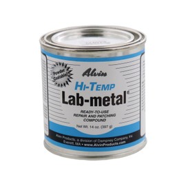 Alvin 14 oz Lab Metal Hi Temp Repair and Patching Compound Withstands Temps Up to 1000F