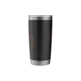 Minimalist Line Horse Stainless Steel Insulated Tumbler
