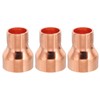 PATIKIL 1" to 5/8" ID Copper Reducer, 3pcs 99.9% Pure