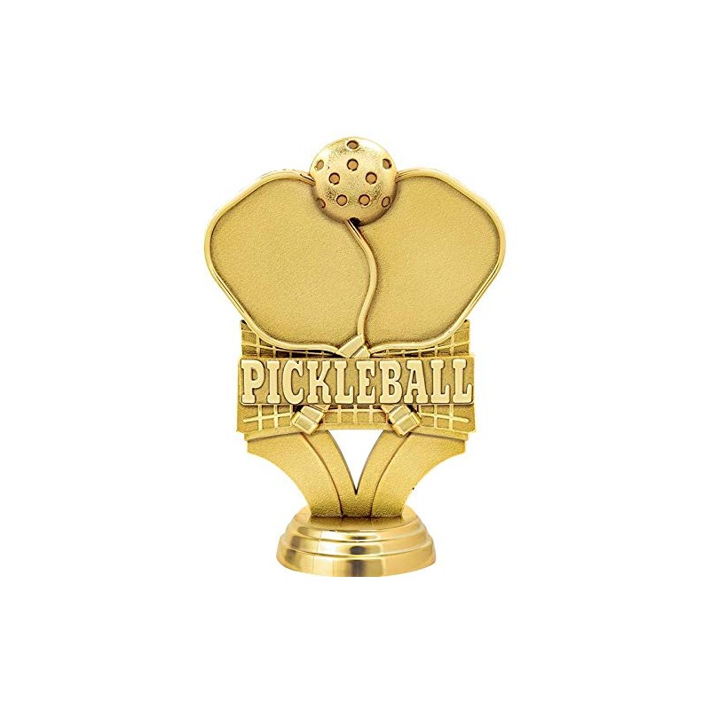 Crown Awards 7" Pickleball Trophy On Round Base