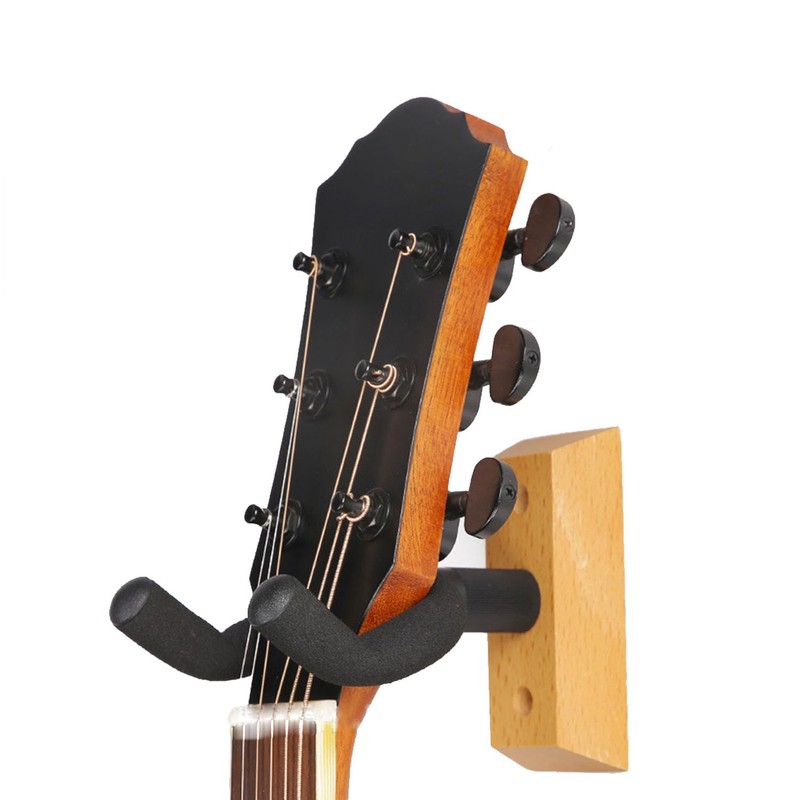 Pack of 4 Guitar Holders, Wall Mounted U-Shaped Guitar Stand,
