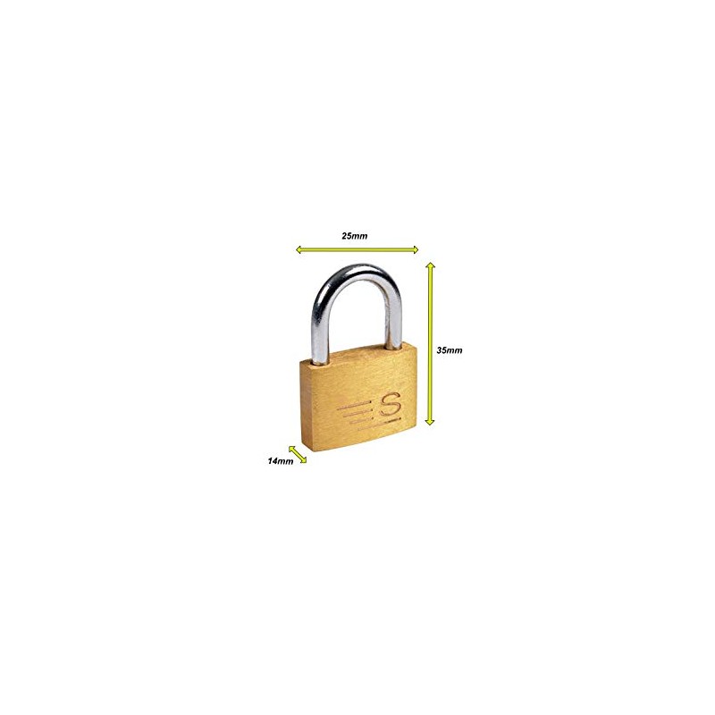 Sterling BPL125 BPL Brass Padlock, 25MM