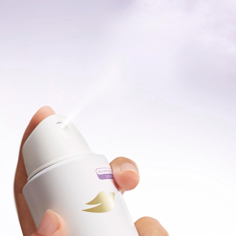 Dove Whole Body Deo Aluminum Free Invisible Spray Deodorant Coconut