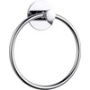 Stainless Steel Towel Ring, Bath Towel Holder Towel Ring, 6.3