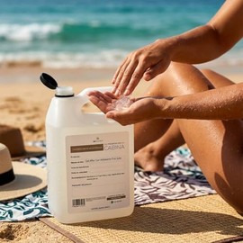 After Sun Gel con Aloe Vera a Granel 1 Galón - Hidratante para Piel Quemada por el Sol