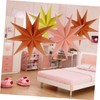 Angoily Elegant Star Lampshade Paper Lantern Light Star Pattern 30cm