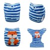 4 Pañales Ecológicos Alva Baby Con Absorbentes Microfibra
