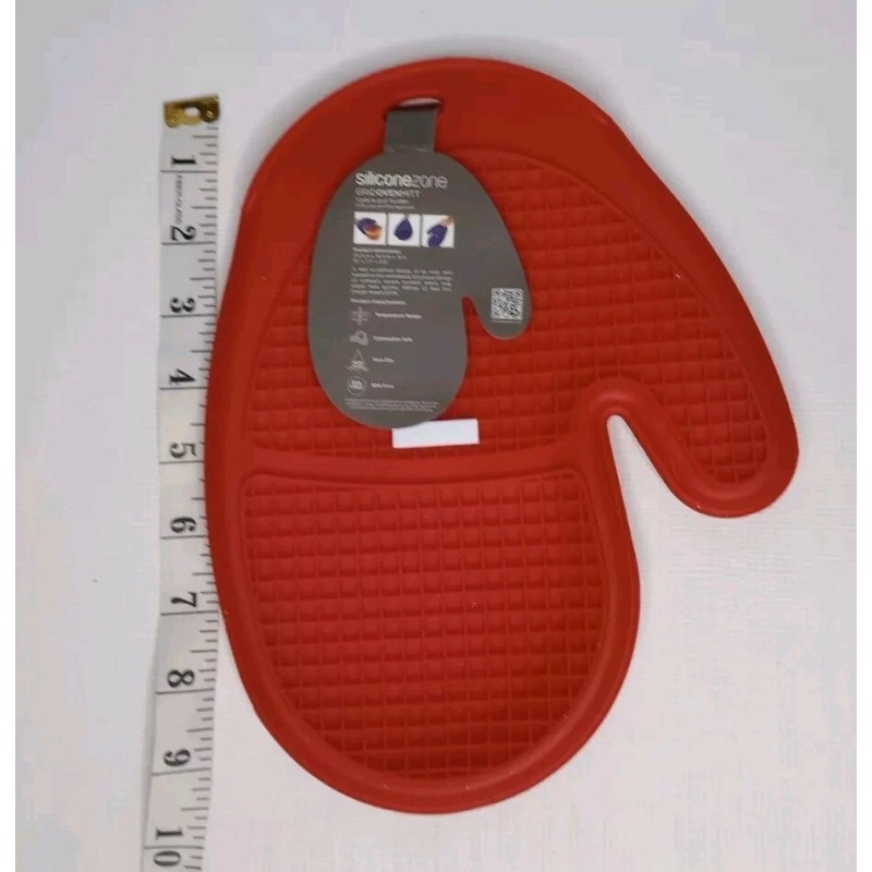 SiliconeZone Silicone Zone Red Heat Resistant Soft Cell Grid Oven