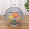 Grey Mesh Fruit Basket & Ring Peeler -Handled Fruit Basket,