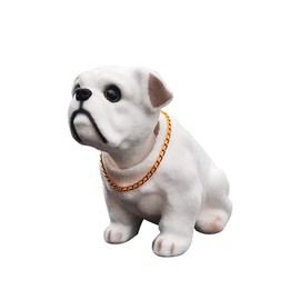 iSpchen Car Nod Dog Doll Cute Bobble Head Dog Ornaments Car Dashboard Decoration Head Shake Toy Creative Gifts Car Home Desk Ornaments