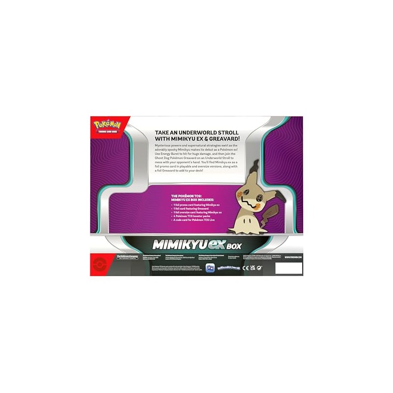 Pokemon TCG: Mimikyu ex Box