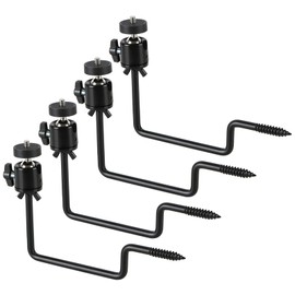 4 Pack Trail & Game Camera Tree Mount with 1/4 inch Screw, 360 Degrees Adjustable Game Camera Mount, Easy Installation