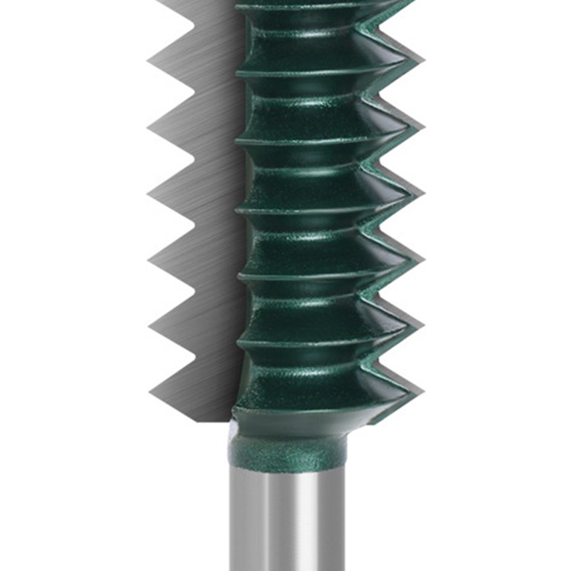 Multi Tooth Router Bit 12mm Shank Carbide Line Type Wood