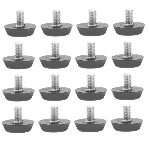 None 100 Pcs Screw On Levelers Furniture Adjustable Foot Pads
