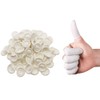 Quupy 300Pcs Small Rubber Finger Cots Latex Fingertips Nail Art