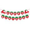 Strawberry Happy Birthday Banner, Berry Sweet Girl Banner Sweet Berry