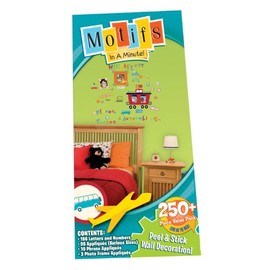 Motifs In A Minute Peel and Stick Value Pack Wall Decor Appliqus Cars Trains Planes