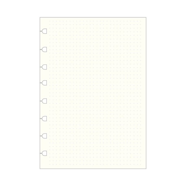 Filofax Notebooks A5 Dotted Journal Refill, Moveable, 8.25 X 5.75,