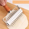 Roller Docker with Spikes, Stainless Steel Pizza Roller with Spikes,