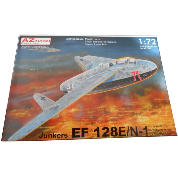 AZ Model AZM7623 1/72 Junkers EF 128E/N1 Double Seat Night Fighter Plastic Model