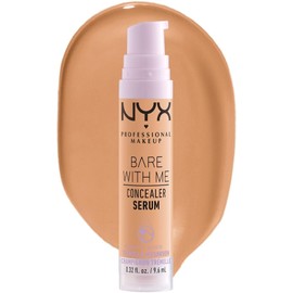 NYX Professional Makeup Bare With Me Concealer Serum, suero  corrector ligero de cobertura media con fórmula vegana, hidratación hasta por 24H, 9.6ml