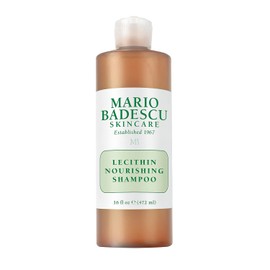 Mario Badescu Shampoo nutritivo con lecitina | Shampoo hidratante y humectante para hombres y mujeres con aceite de jojoba y lecitina | Ayuda a restaurar el cabello seco, dañado y teñido | 1177 ml