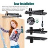 Hidden Door Hinge 573LB Load-Bearing, Tuykay Stainless Steel Hidden Hinges