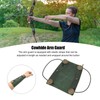 Archery Arm Guard Adjustable Strap Second Cowhide Arm Protector Pad