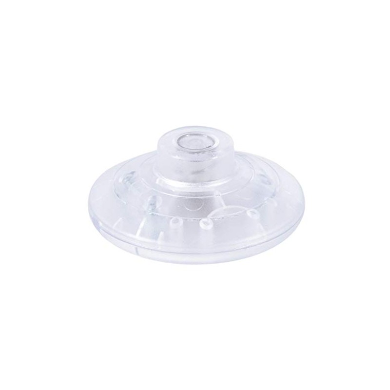 B&P Lamp® Floor Switch with On-Off Push Button (Clear)