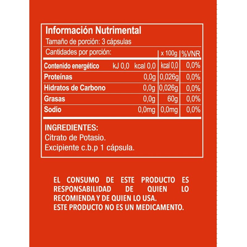 Prettán XIII Citrato de Potasio 20mg Apto para Veganos Frasco