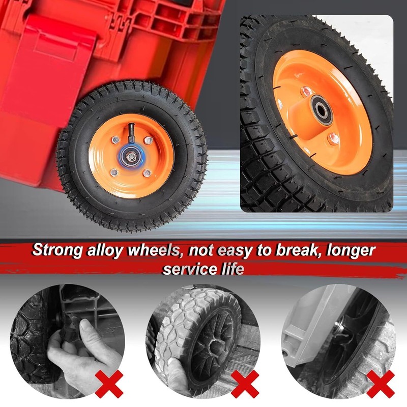 DNShorix Packaout Wheels Fit for Milwaukee Rolling Tool Box 48-22-8426/